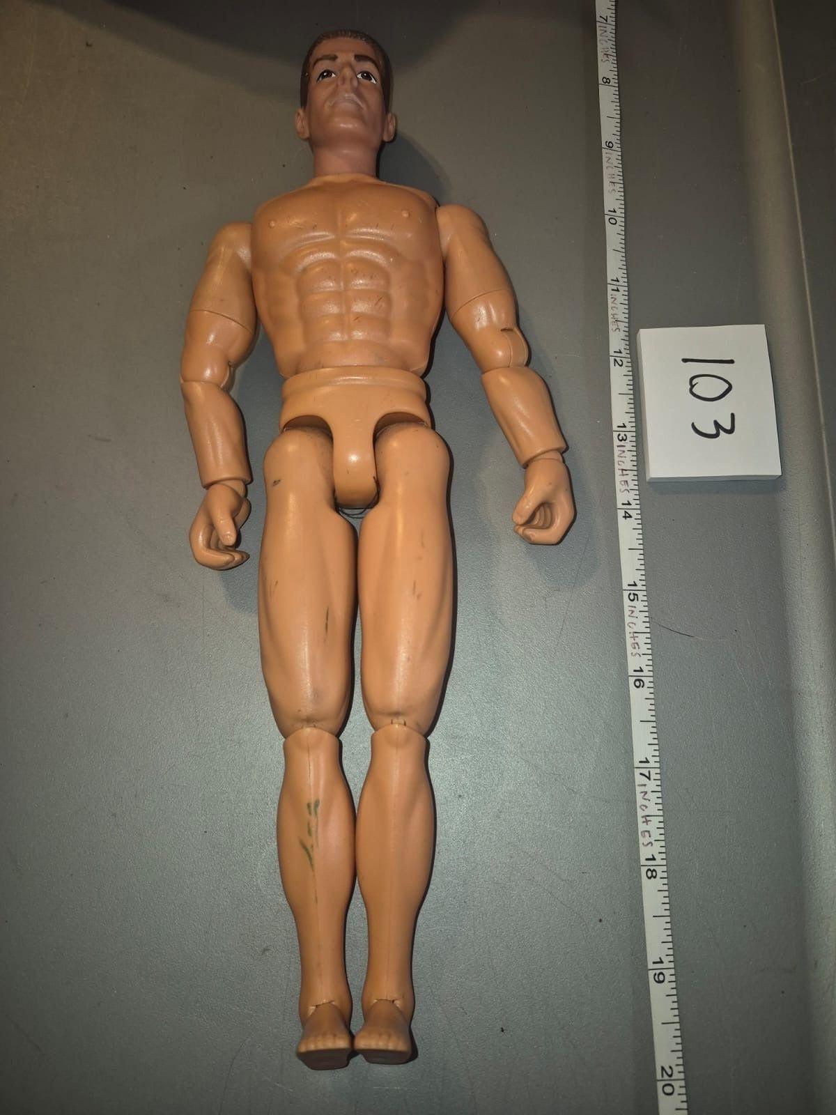 1/6 Scale Nude Male Action Figure Body - Power Team