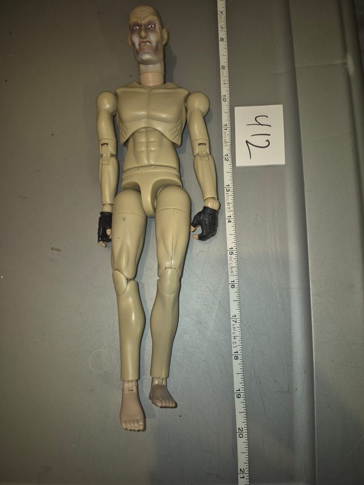 1/6 Scale Nude Male Muscular Action Figure Body - - BBI