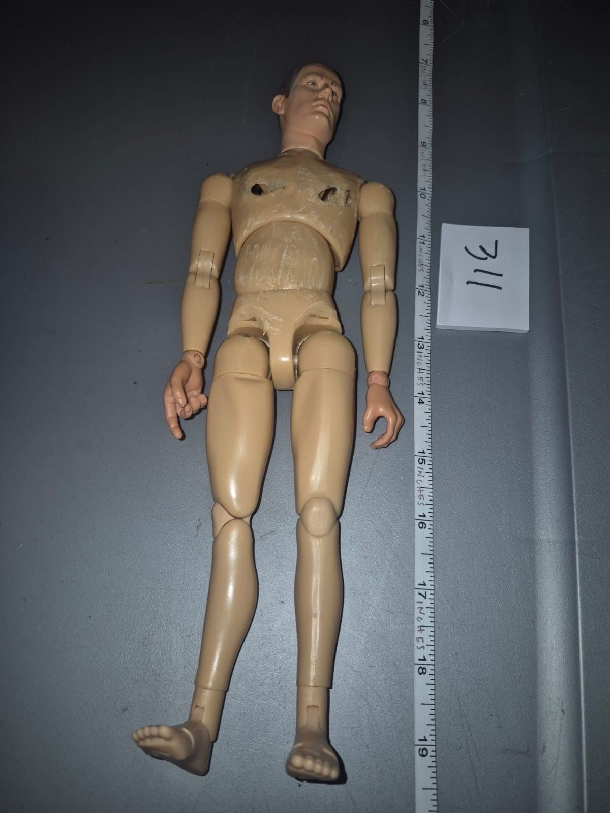 1/6 Scale Nude Male Action Figure Body - Dragon