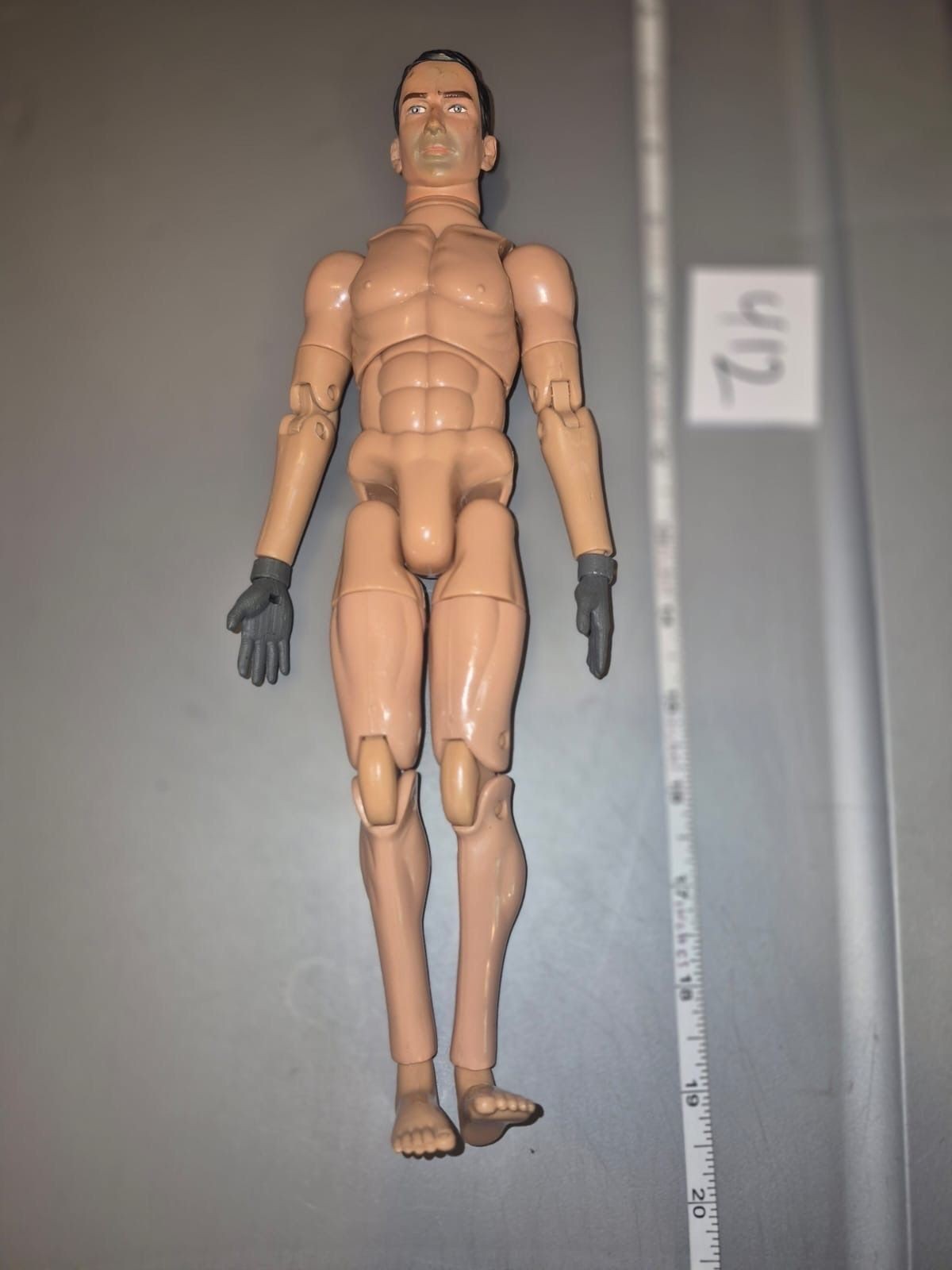 1/6 Scale Nude Male Action Figure Body with Gloved Hands - Ultimate Soldier