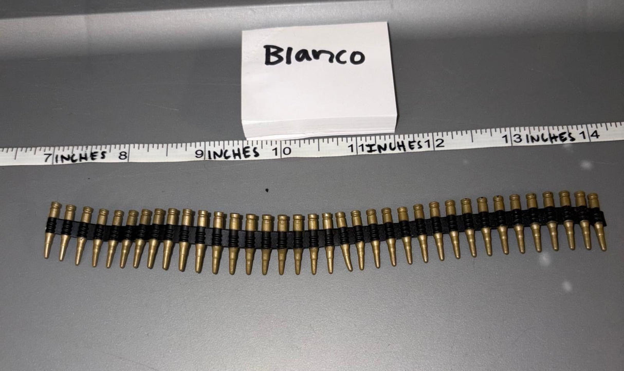 1/6 Scale WWII US .50 Caliber Machine Gun Ammunition Belt - GI Joe