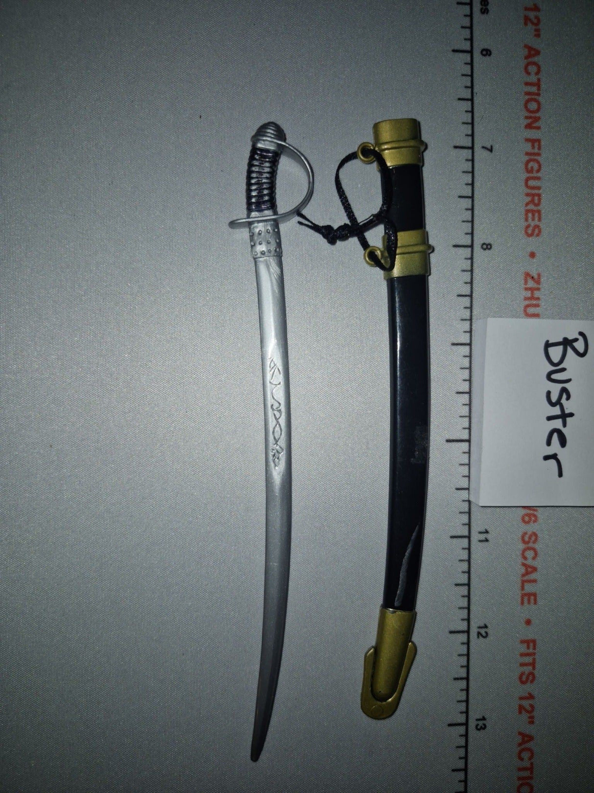 1/6 Scale Revolutionary War Napoleonic Saber and Scabbard - SOTW