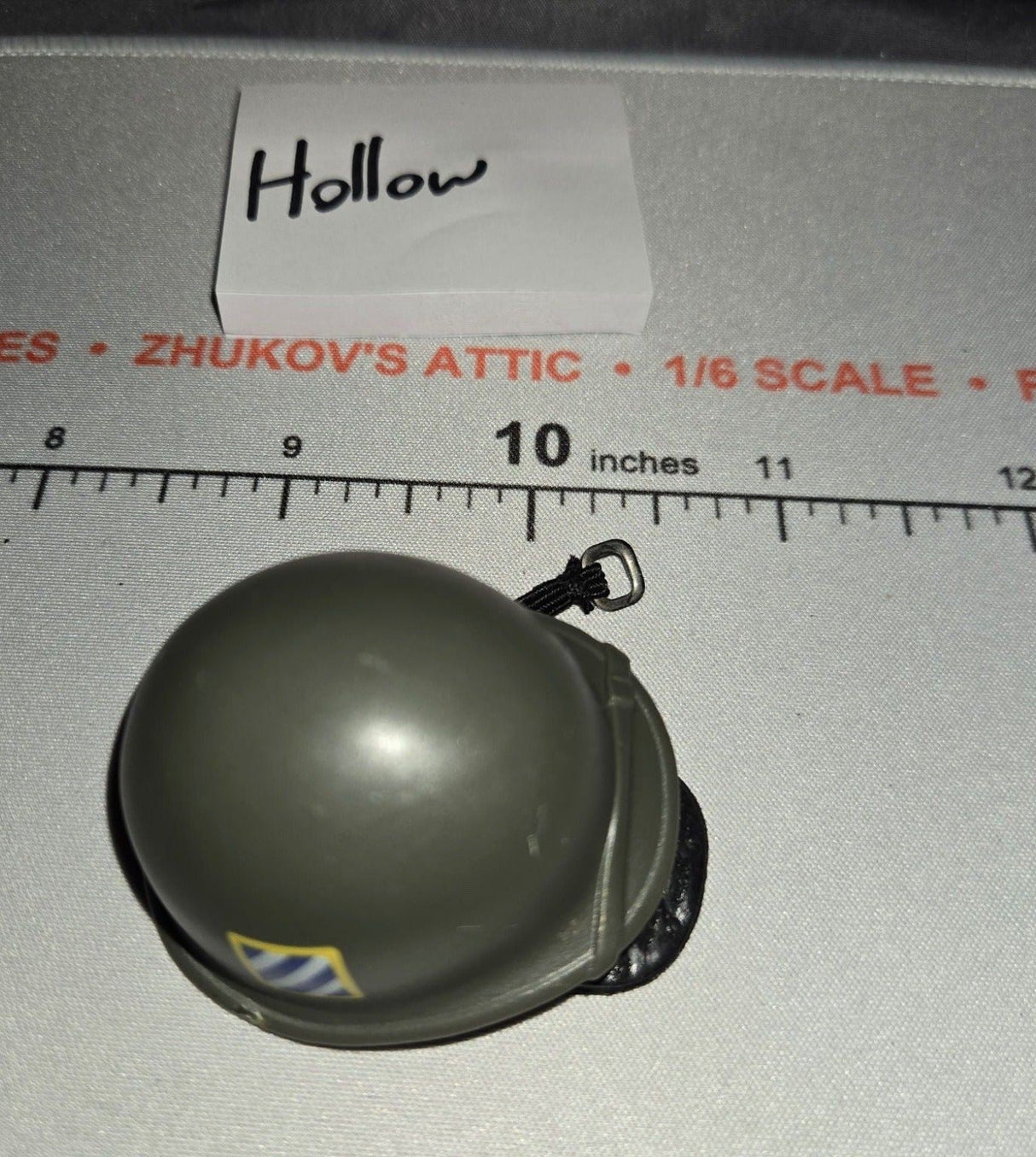 1/6 Scale WWII US Army 3rd Infantry Division Helmet - GI Joe
