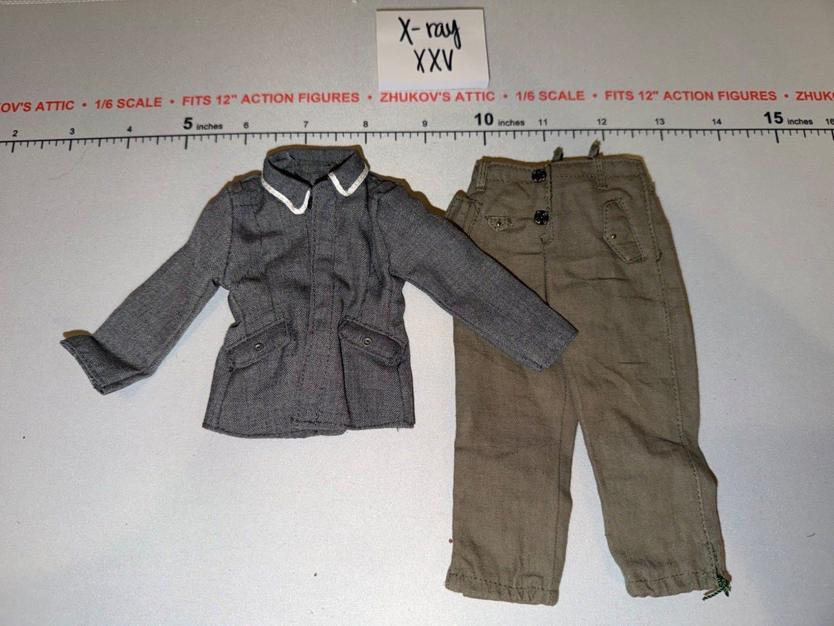 1/6 Scale WWII German Fallschirmjager Uniform Jacket and Trousers Set - BBI
