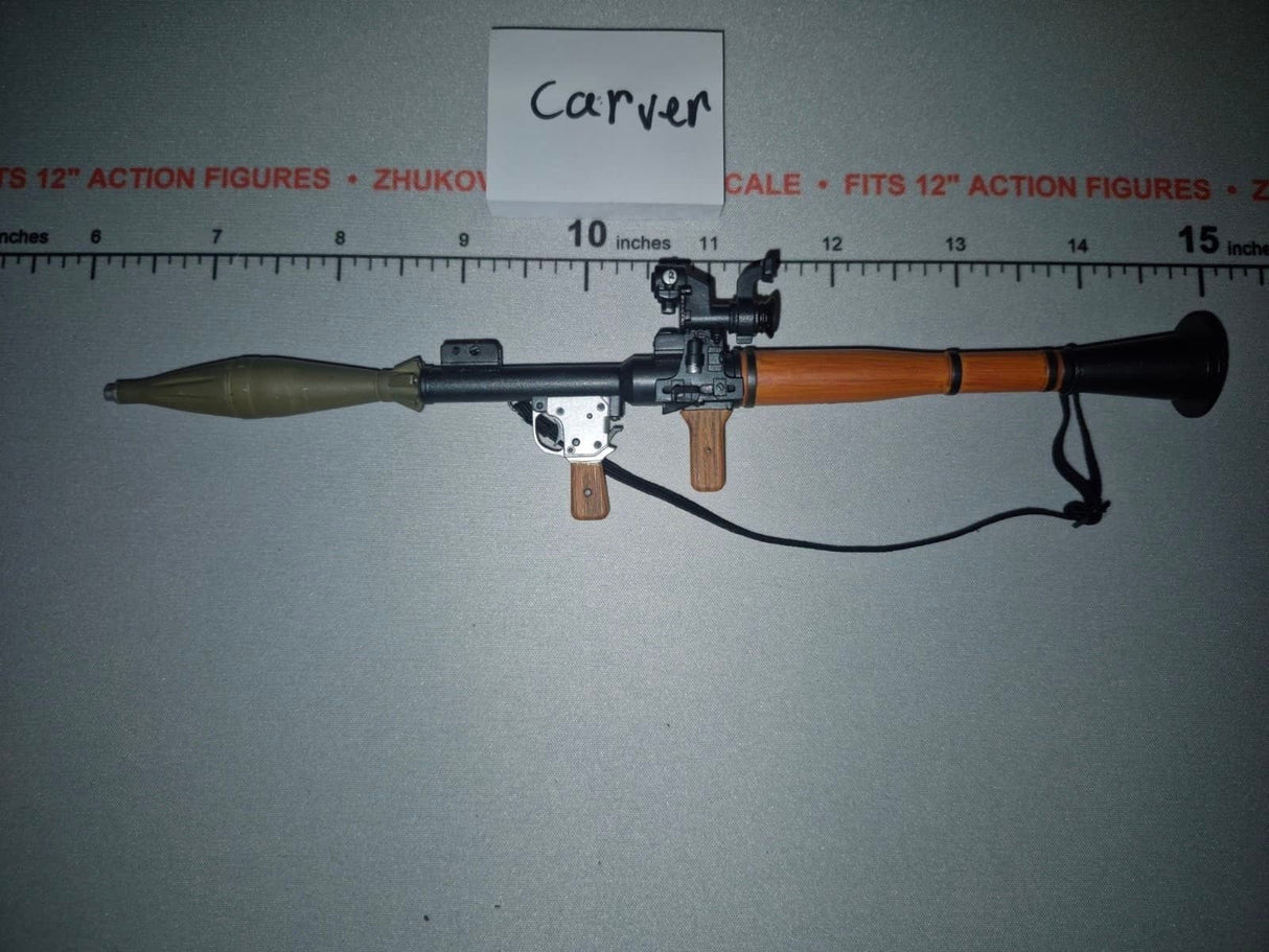 1/6 Scale Modern Era Russian RPG-7 Antitank Rocket Launcher with Warhead