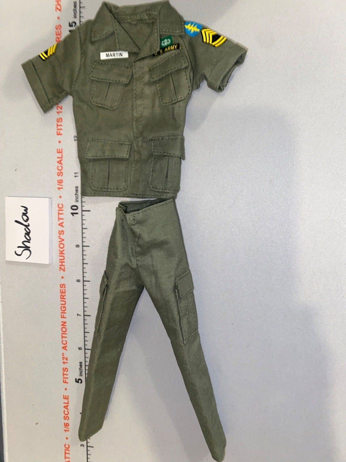 1/6 Scale Vietnam US Army Jungle Uniform Shirt - SOTW