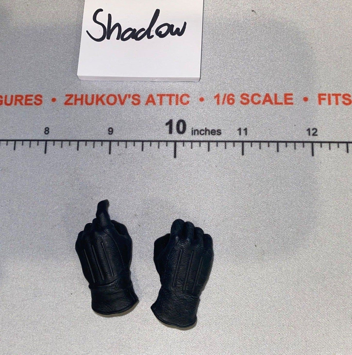 1/6 Scale Western Era Black Gloves Set