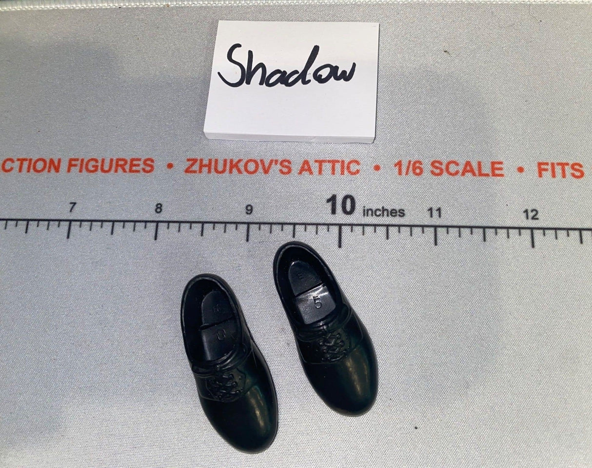 1/6 Scale Modern Era Black Dress Shoes