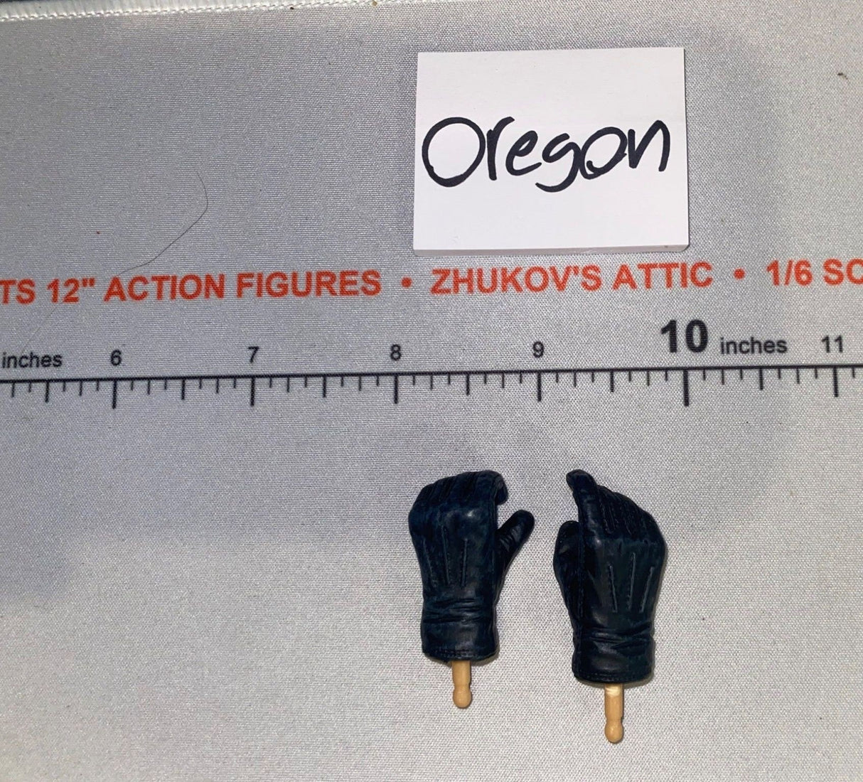 1/6 Scale WWII German Black Gloved Hands Set - - Dragon