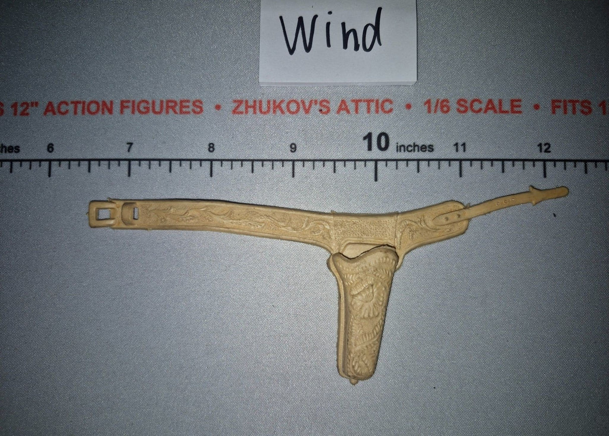 1/6 Scale Western Cowboy Holster Gun Belt Set - Johnny Weat