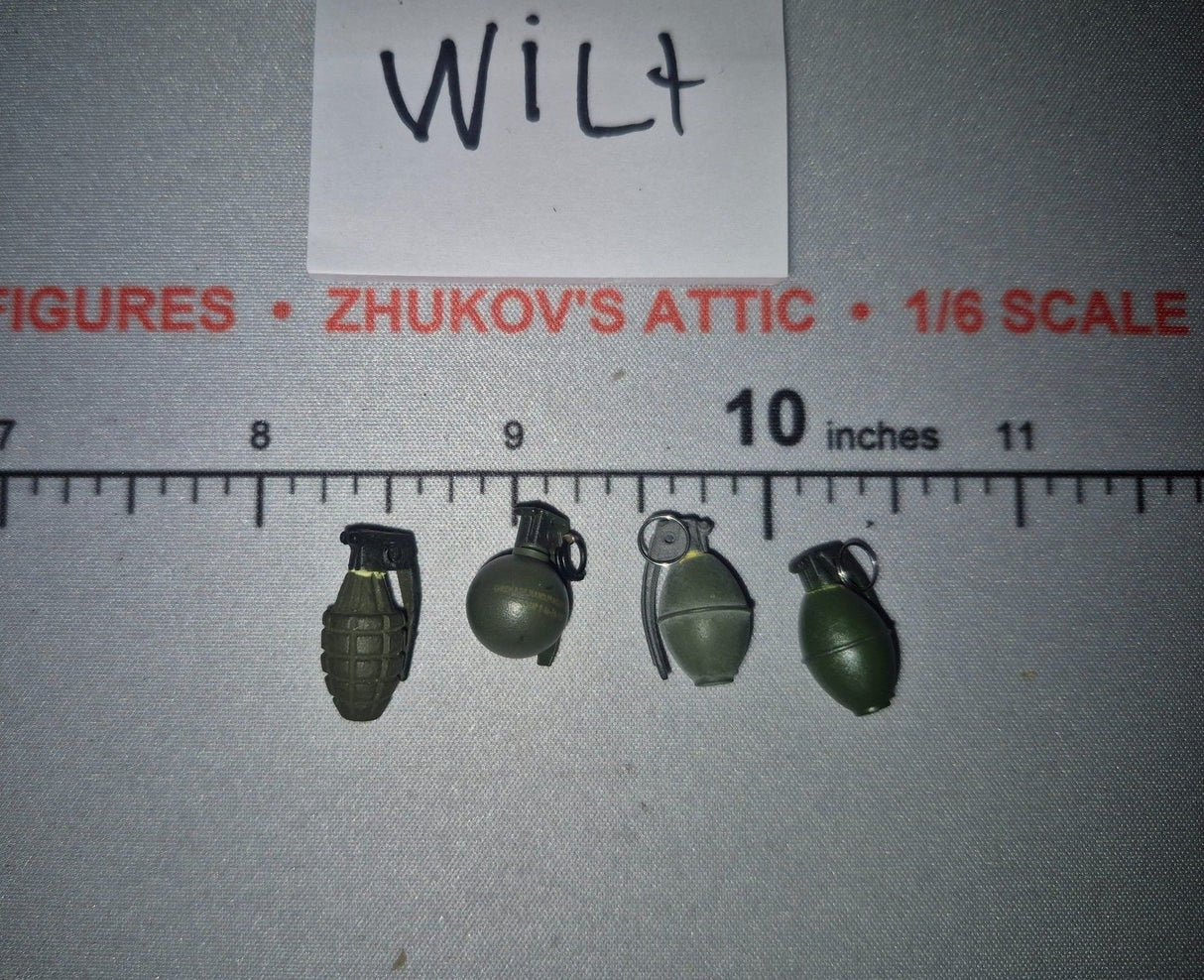 1/6 Scale Vietnam Era US Hand Grenade Set