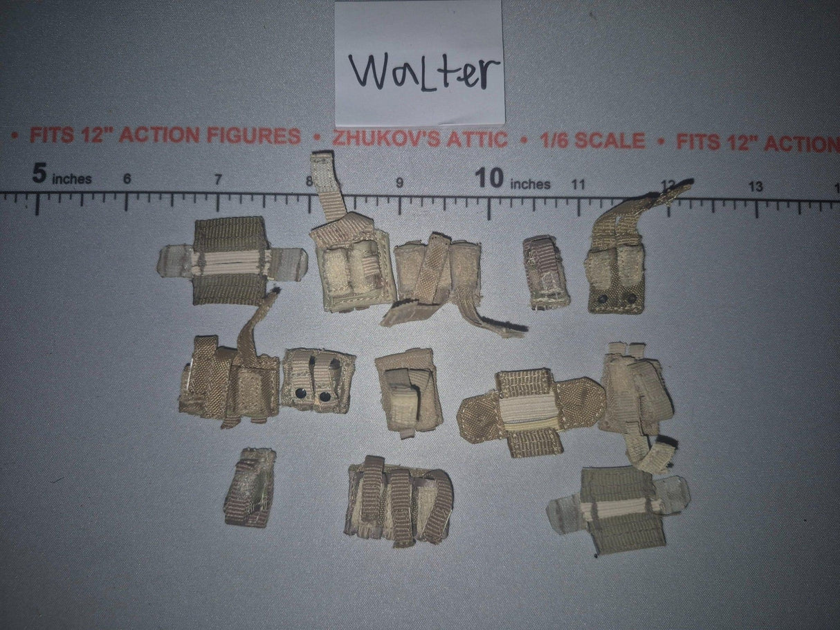 1/6 Scale Modern Era Ammunition Pouches Lot