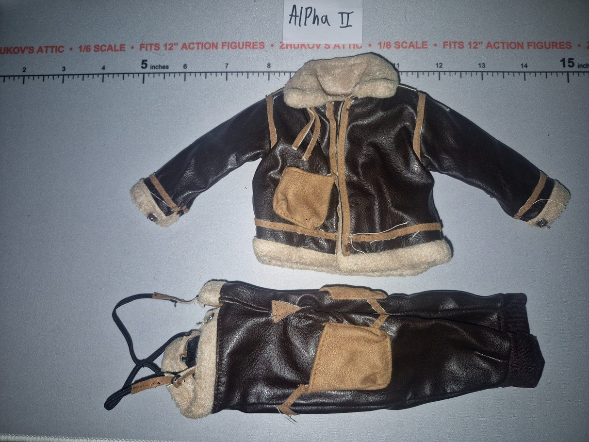 1/6 Scale WWII US Army Air Force Leather Bomber Uniform - Ultimate Soldier