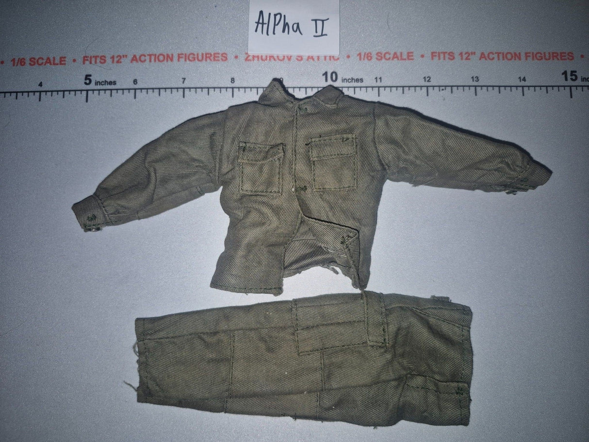1/6 Scale Modern Green BDU Uniform Set - Ultimate Soldier