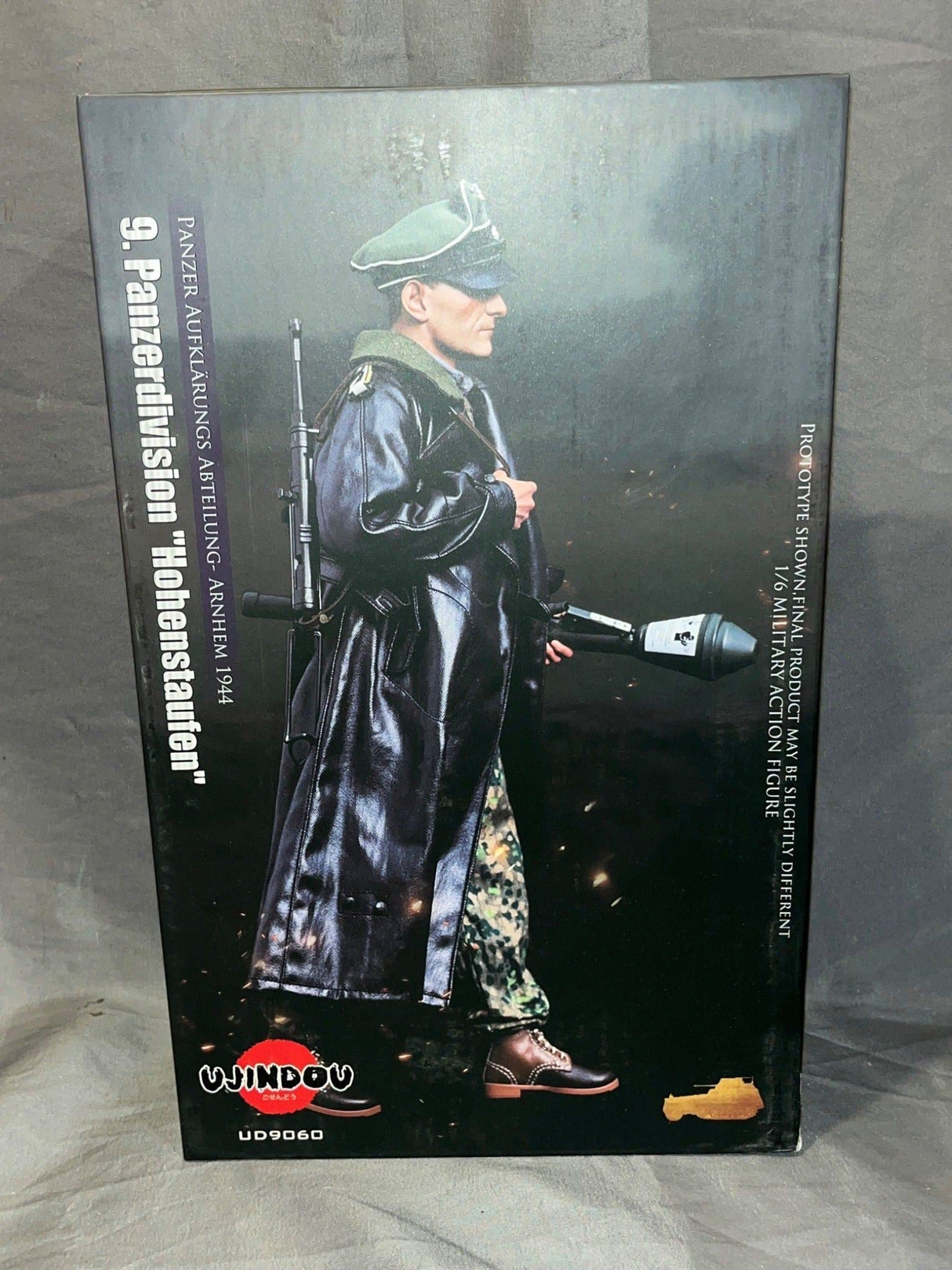 1/6 Scale WWII German Waffen 9. Panzerdivision Hohenstaufen Panzer Reconnaissance Figure - NIB Ujindou