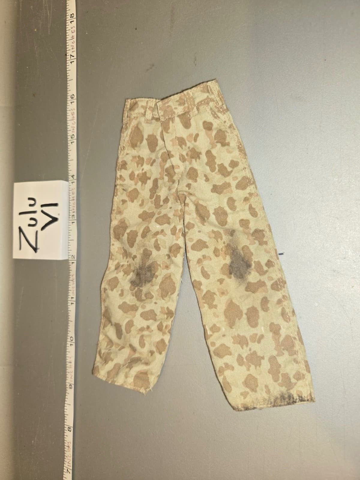 1/6 Scale WWII US Marine Corps Frogskin Camouflage Pants / Trousers - Dragon