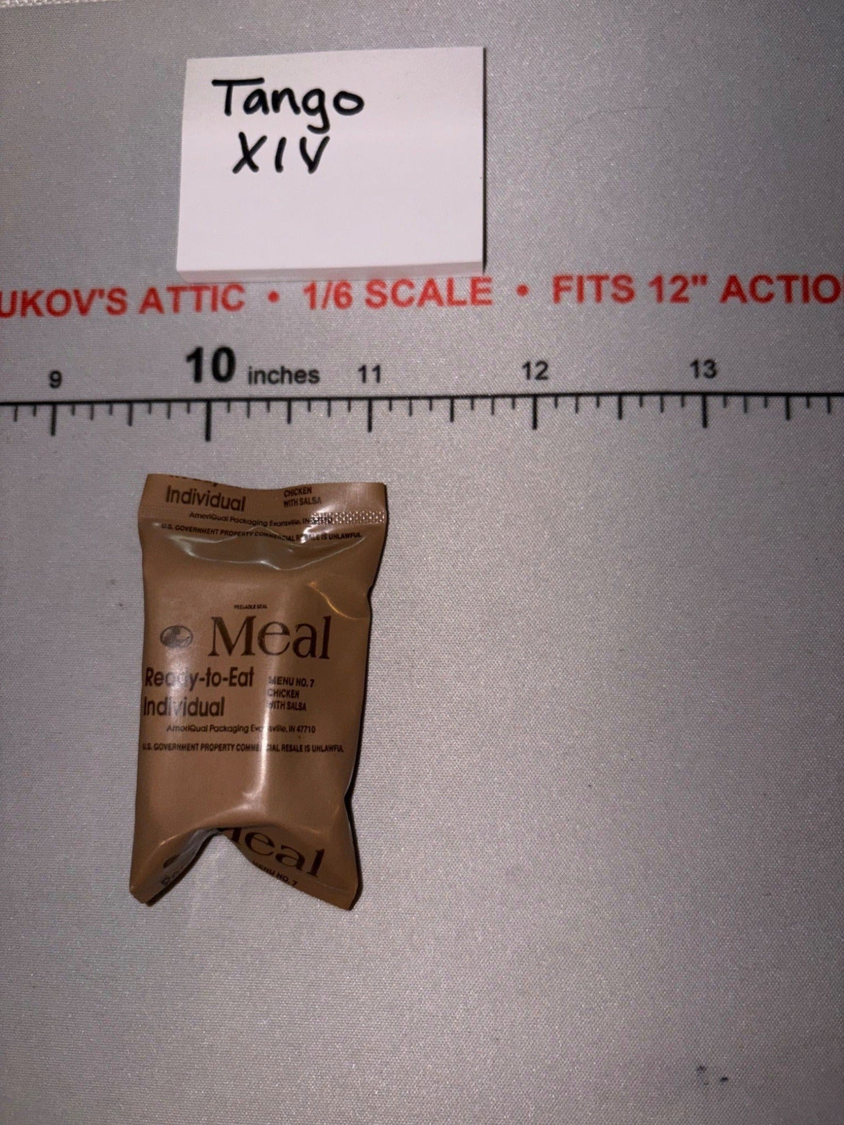 1/6 Scale Modern US Army MRE Meal Ready-to-Eat Package - Dragon