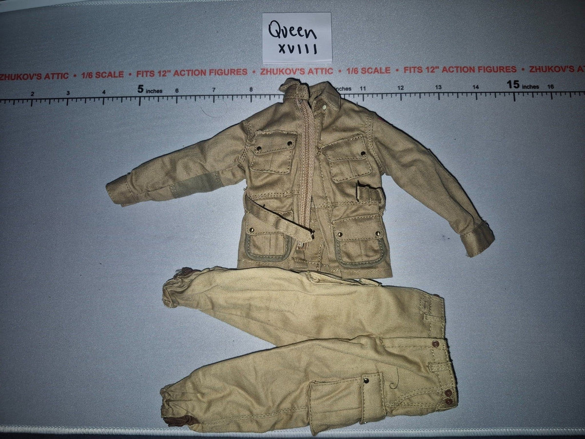 1/6 Scale WWII US Paratrooper Uniform Jacket and Pants Set - DID