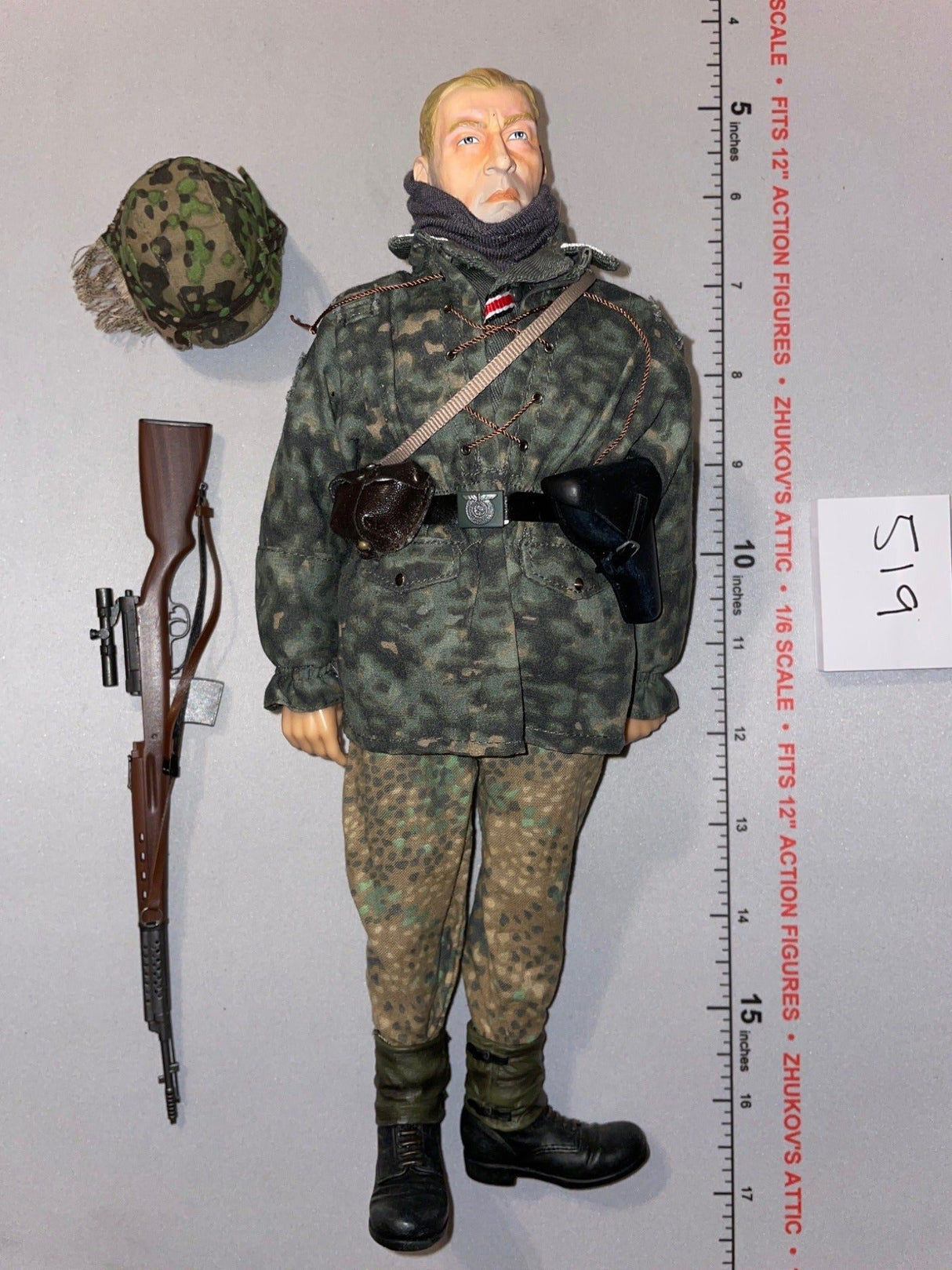 1/6 Scale Dragon WWII German Waffen Infantry Sniper Dressed Figure