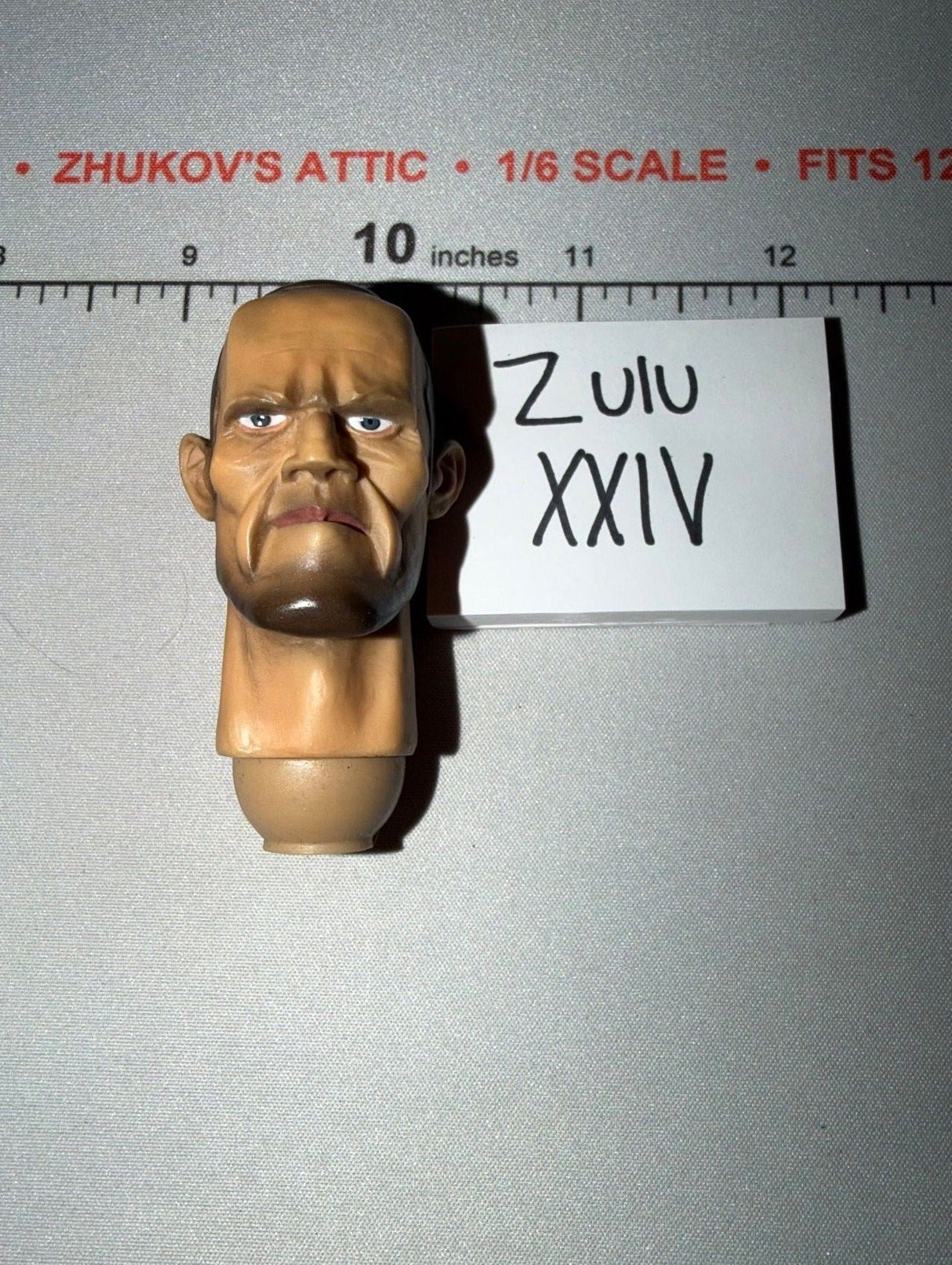 1/6 Scale Bald Male Head Sculpt - Gangster Kingdom -DAM
