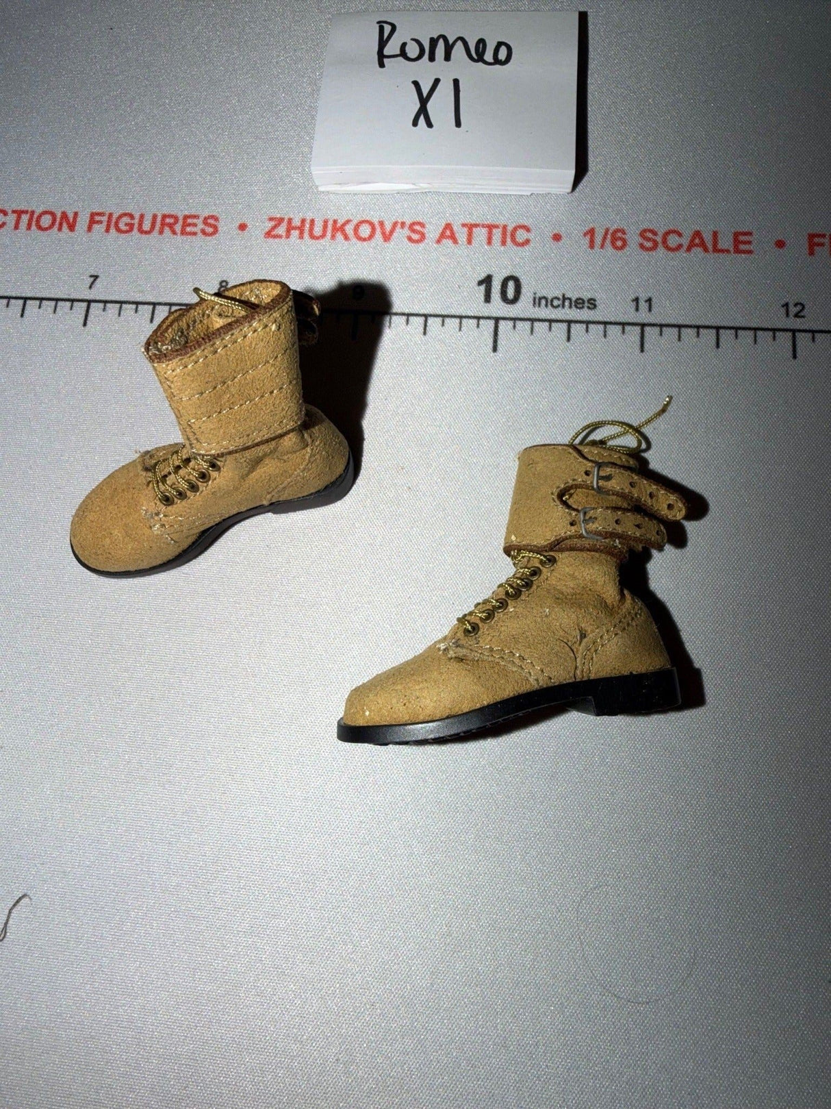 1/6 Scale Korean War Marine Buckle Top Boots - Soldier Story