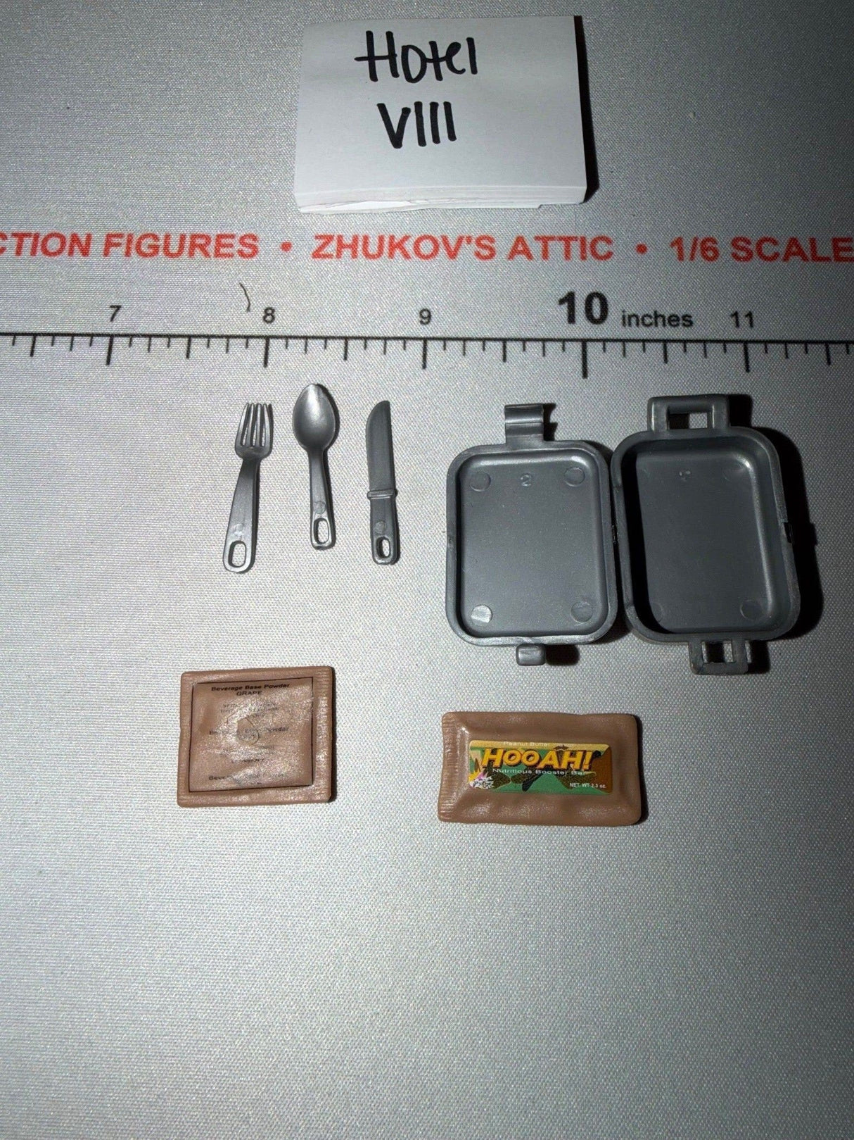 1/6 Scale Modern Era US MRE Mess Kit Set with Utensils - GI Joe
