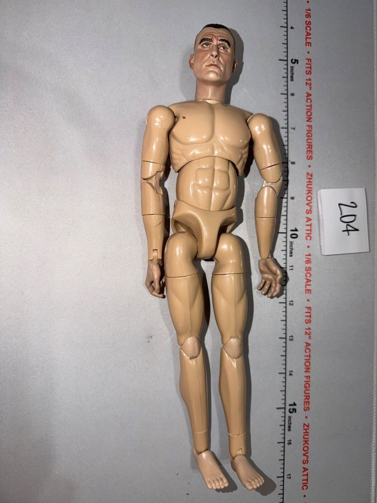 1/6 Scale Nude World War One Male Action Figure Body - Sideshow