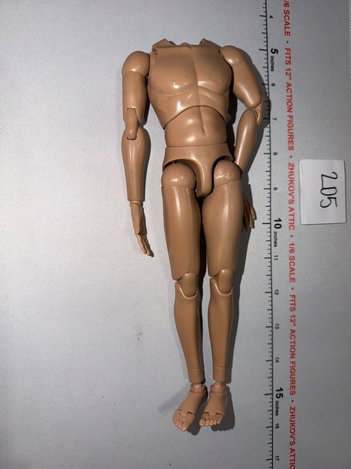1/6 Scale Nude Male Action Figure Body