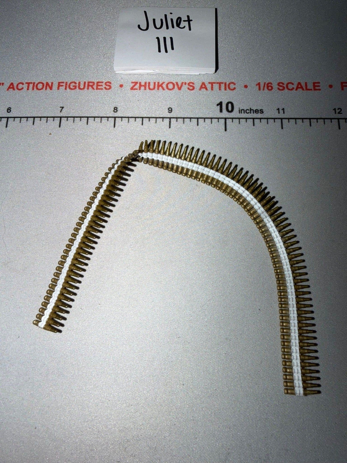 1/6 Scale WWII US Machine Gun Ammunition Belt