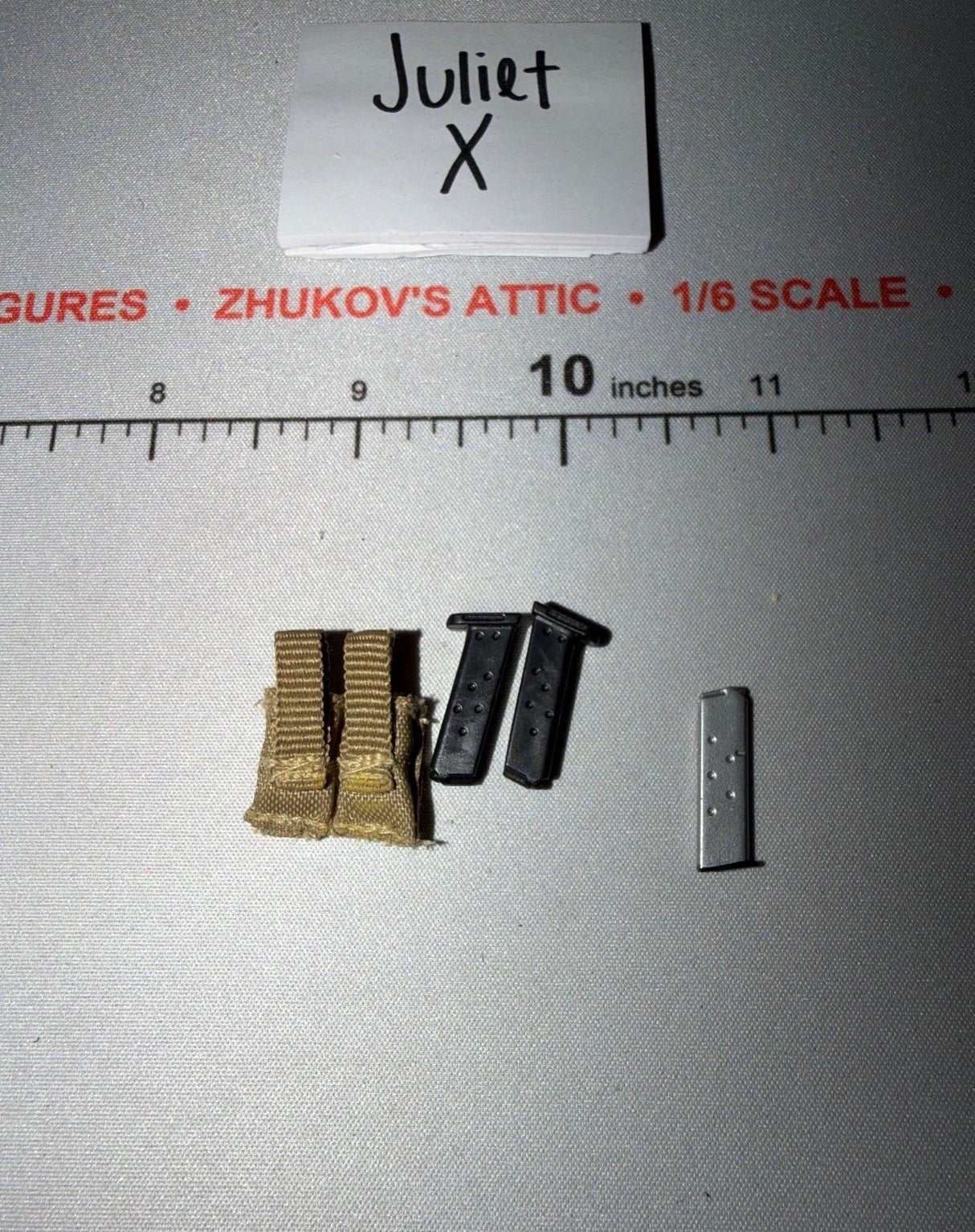 1/6 Scale Modern Pistol Magazine Lot