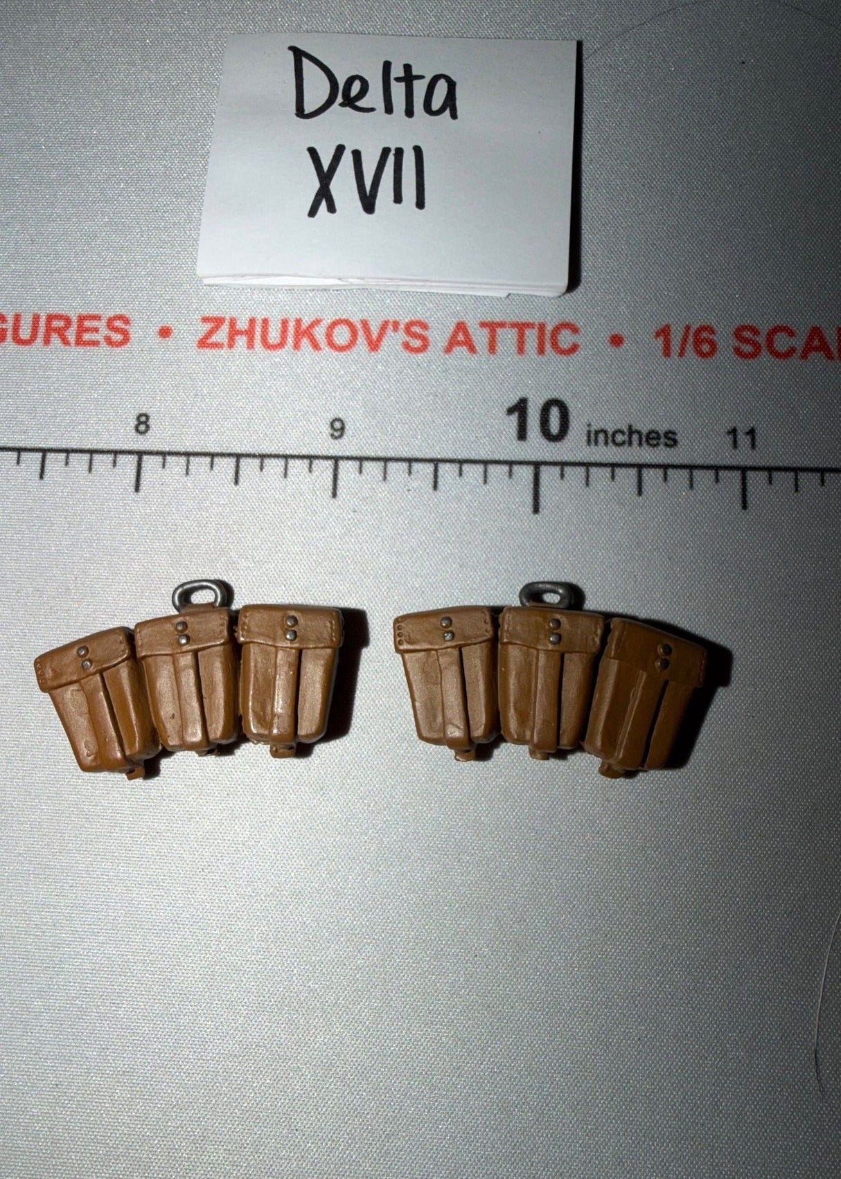 1/6 Scale WWII German Ammunition Pouches - Afrika Korps - Dragon