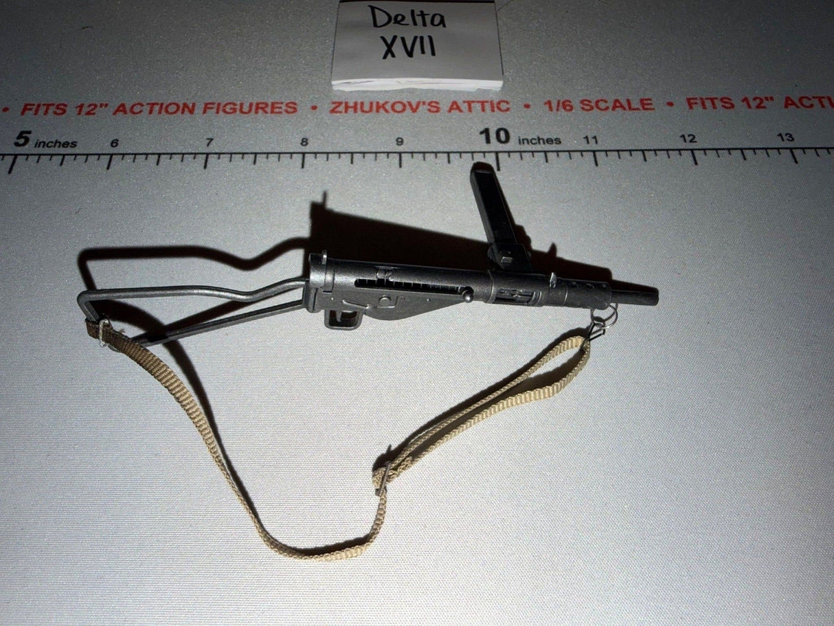 1/6 Scale WWII British Sten Submachine Gun with Sling - Dragon