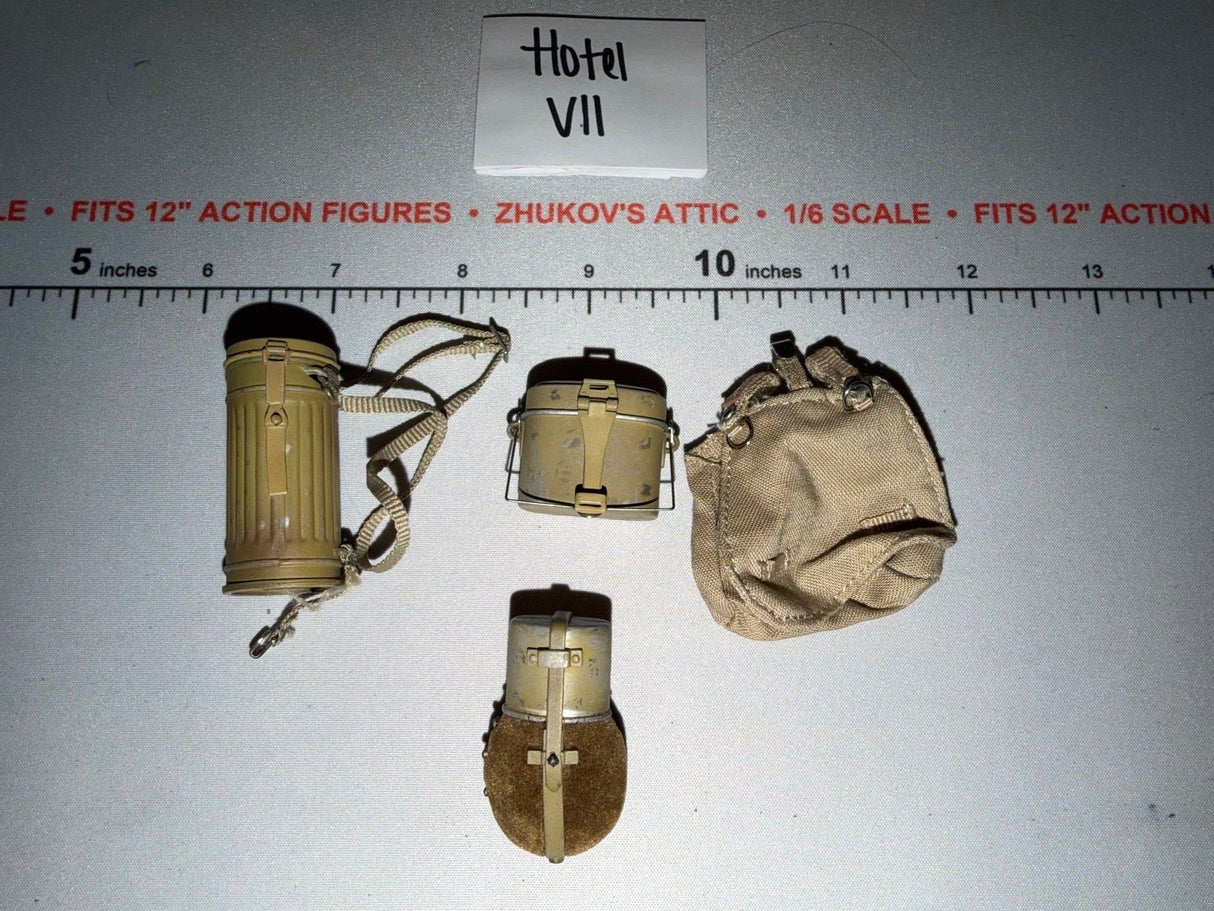 1/6 Scale WWII German Afrika Korps Field Gear Set