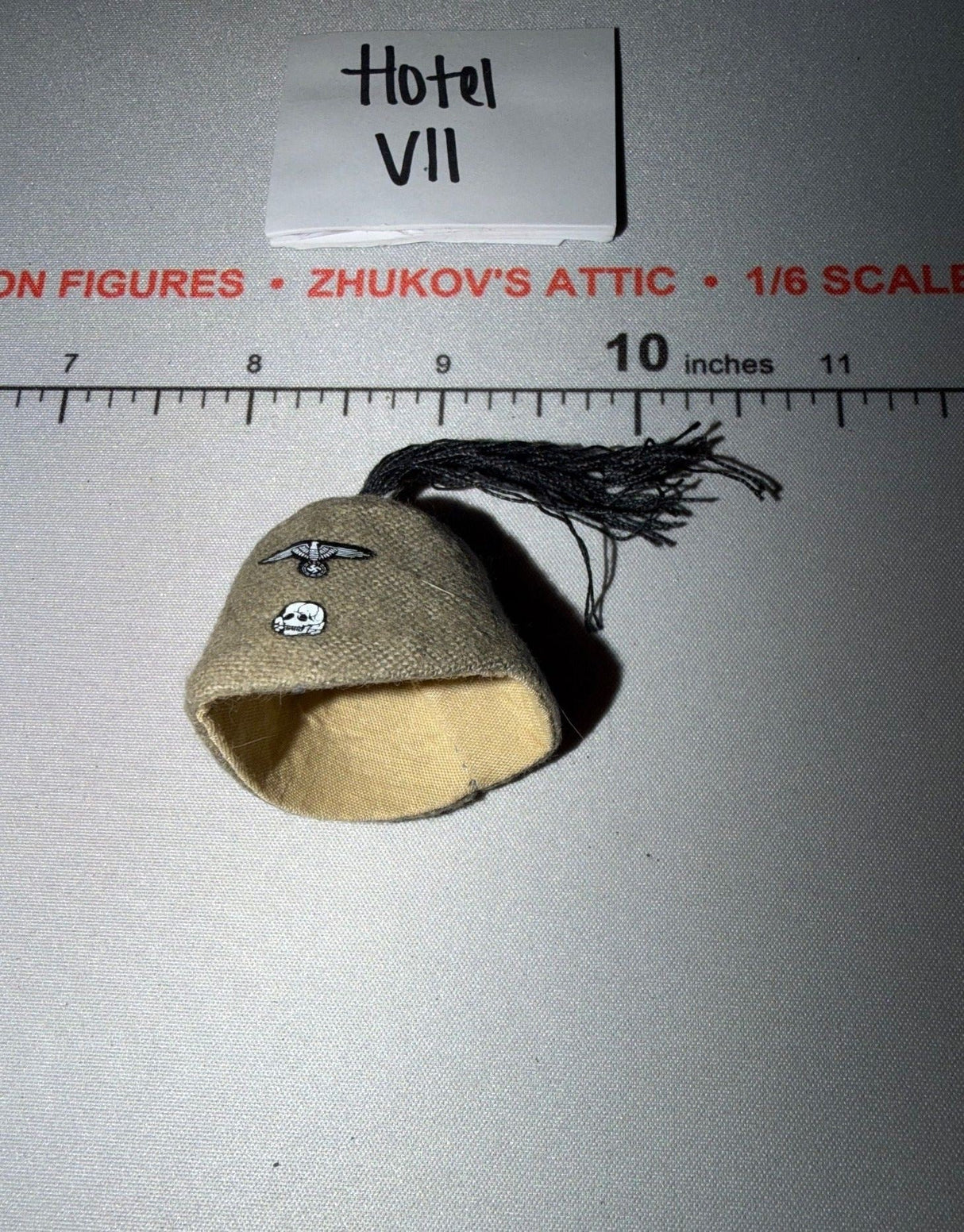 1/6 Scale WWII German Waffen Fez Cap with Tassel