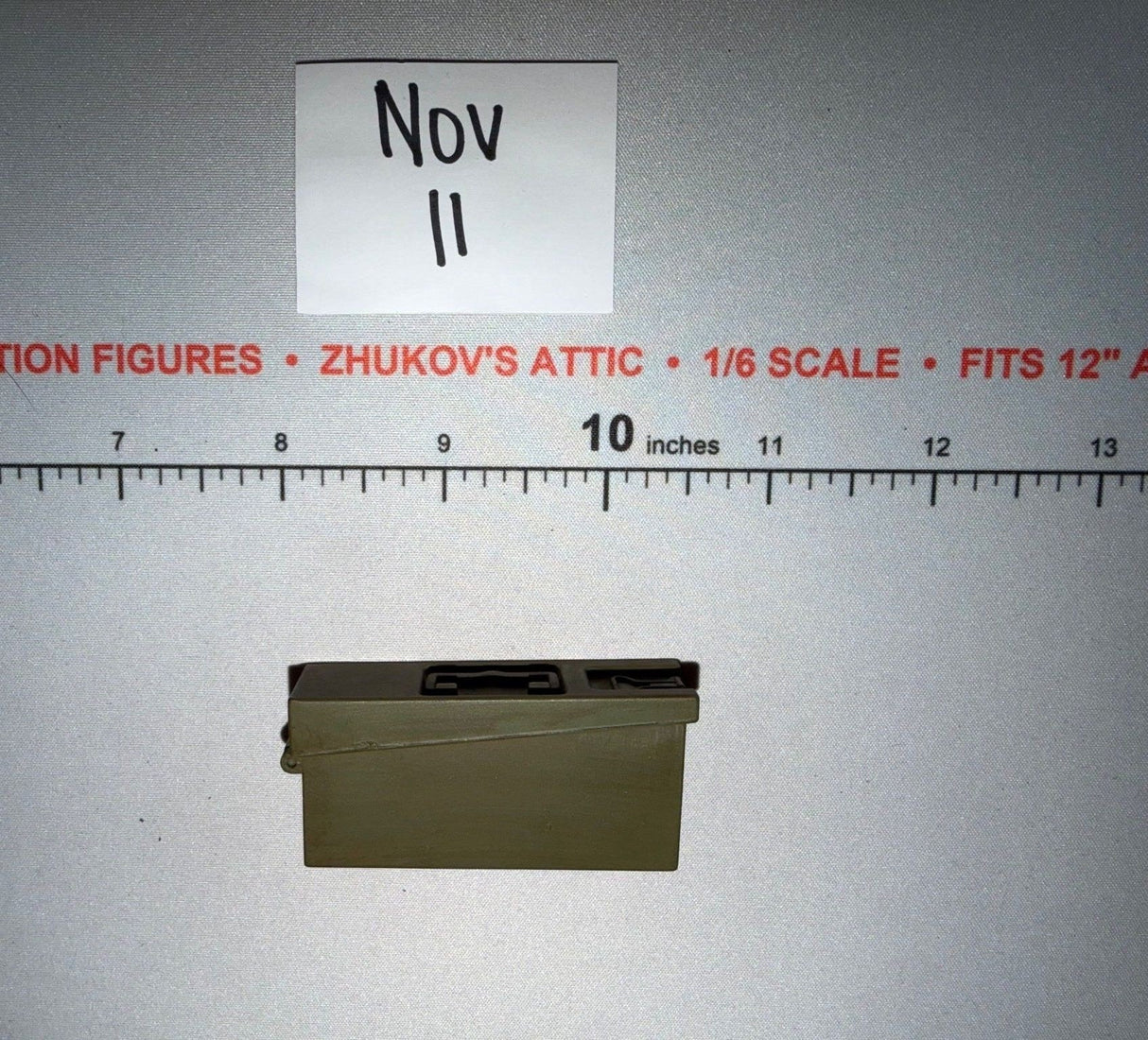 1/6 Scale WWII German Machine Gun Ammunition Box