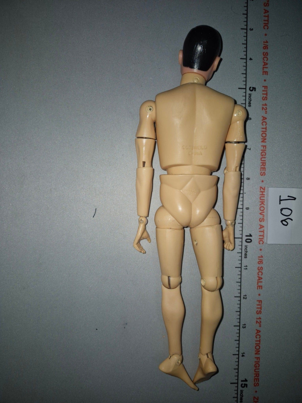 1/6 Scale Nude Male Vintage Remake Action Figure Body - GI Joe