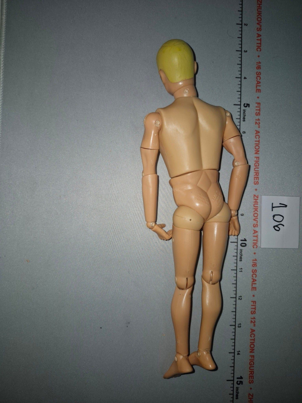1/6 Scale Nude Male Vintage Remake Body