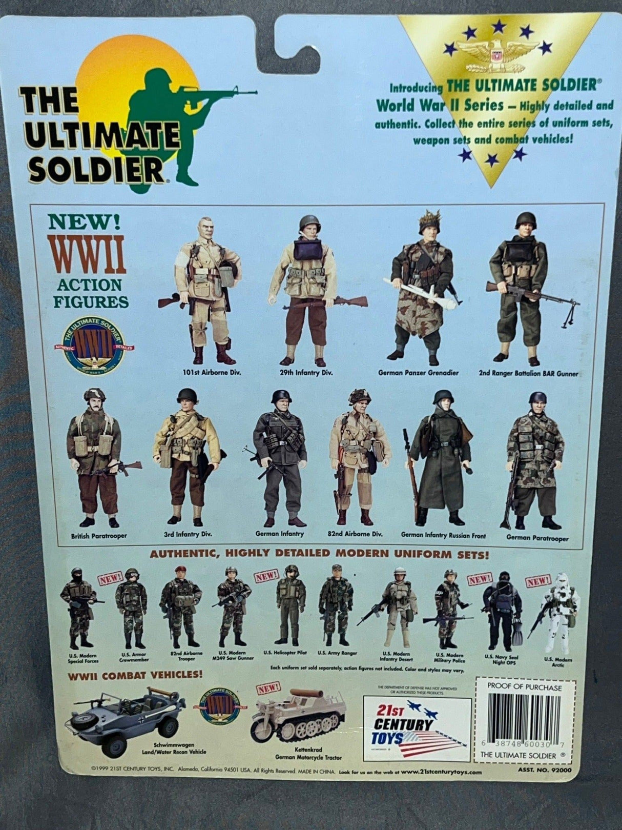 1/6 Scale Ultimate Soldier WWII German Weapons Set - NIB