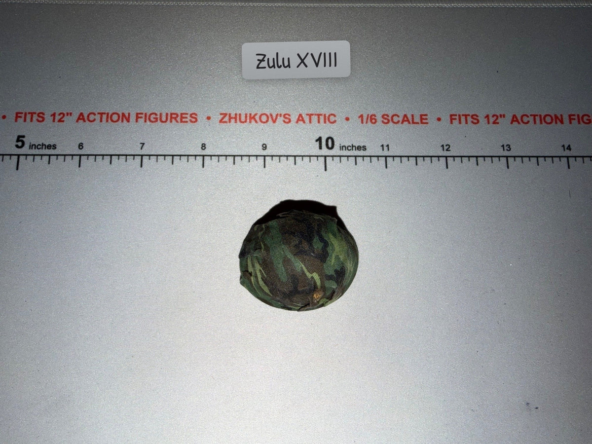 1/6 Scale Vietnam ERDL Camouflage Helmet with Cover - SOTW