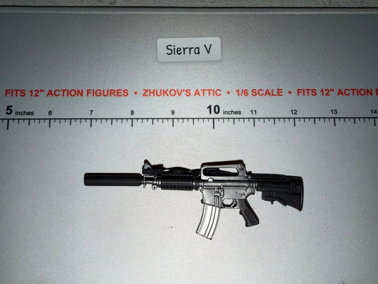 1/6 Scale Ultimate Soldier Modern Era M4 Carbine Rifle with Suppressor and Sling