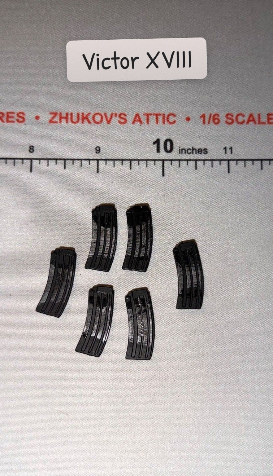 1/6 Scale Modern Era AR-15/M16 Curved Magazine Set - Ultimate Soldier
