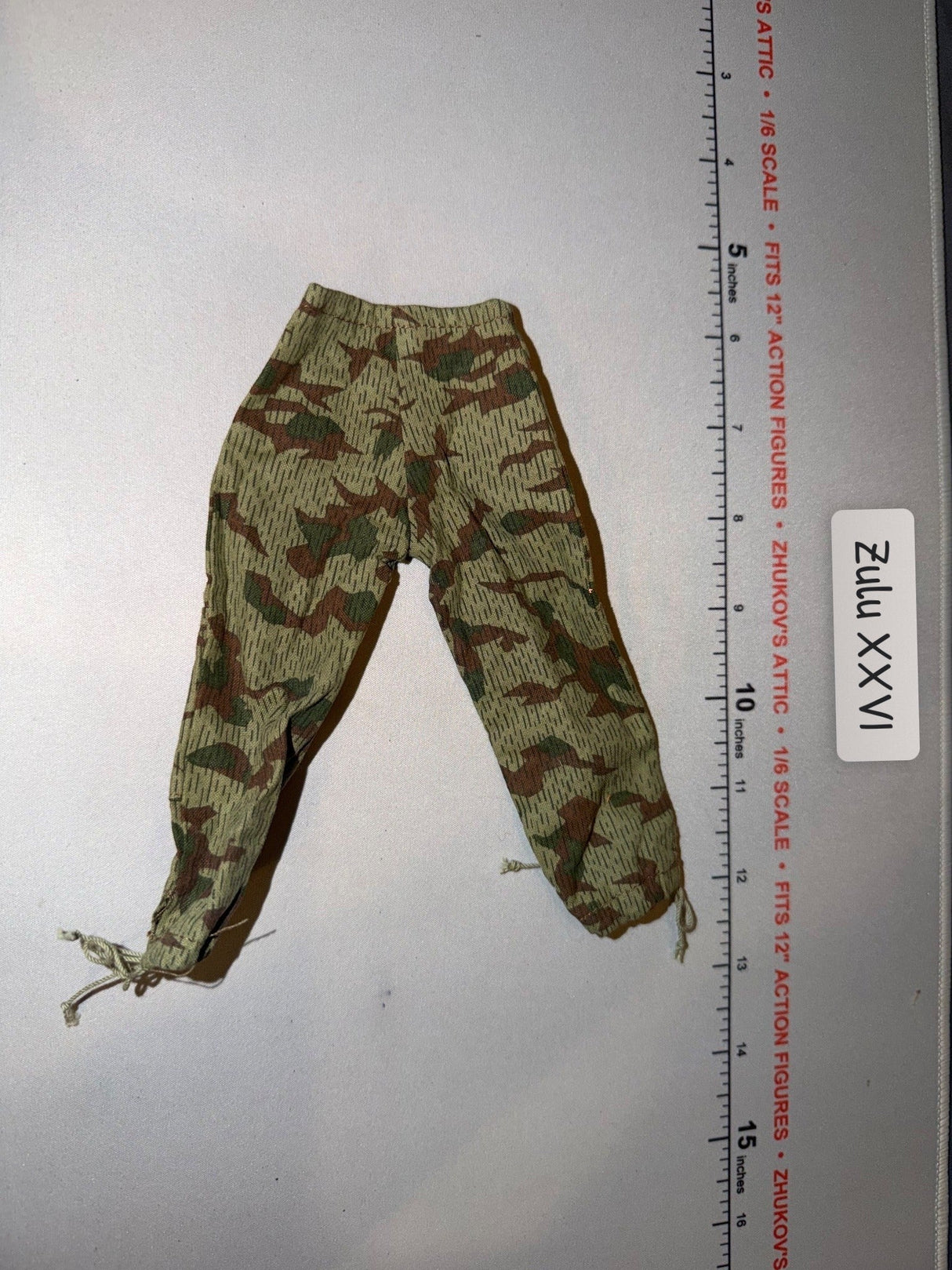 1/6 Scale WWII German Splinter Camouflage Pants