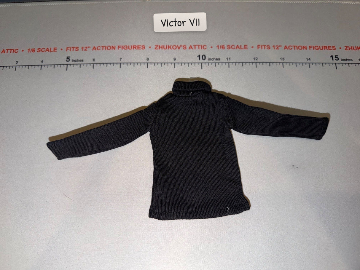 1/6 Scale Modern Era Black Turtleneck Sweater