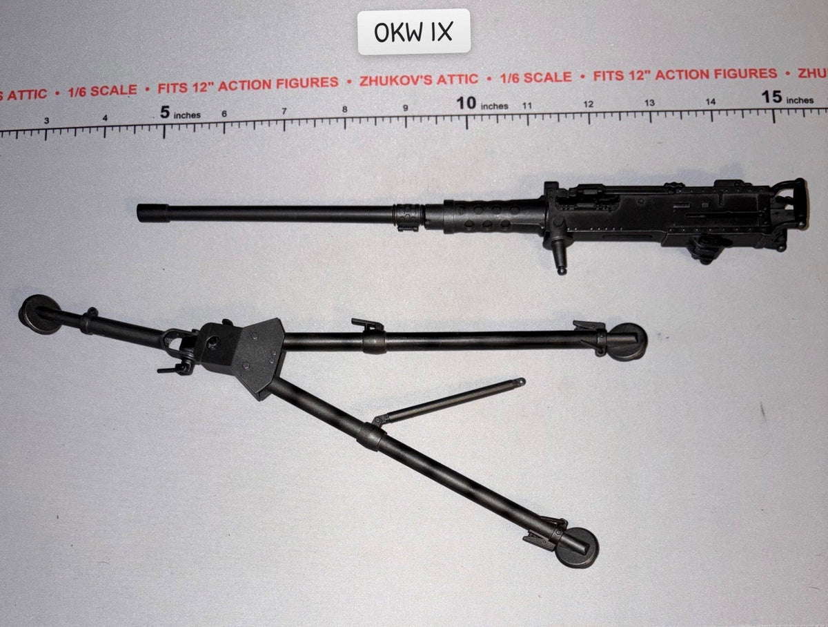 1/6 Scale WWII US Machine Gun with Tripod Mount