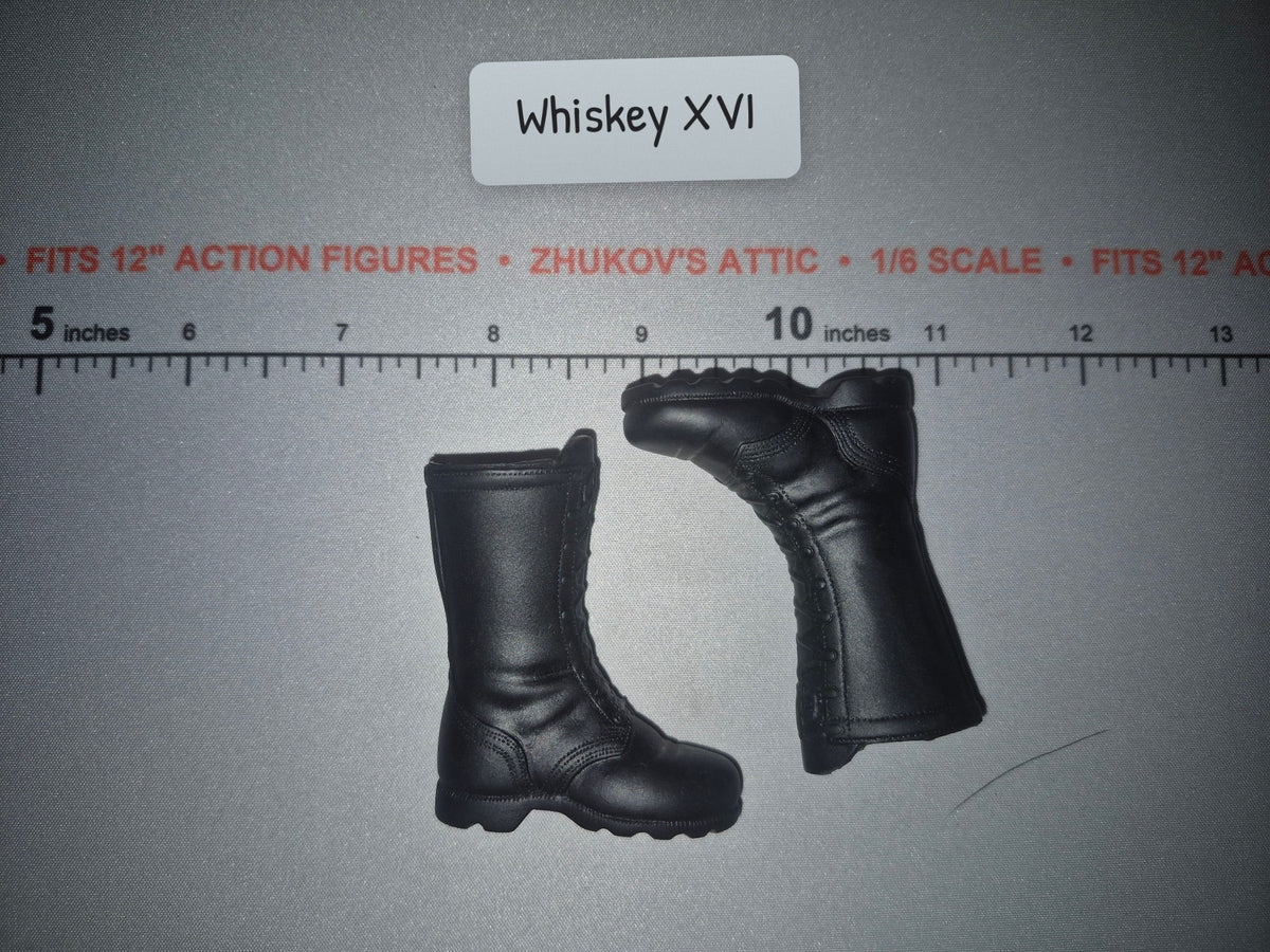 1/6 Scale Modern Era Black Combat Boots