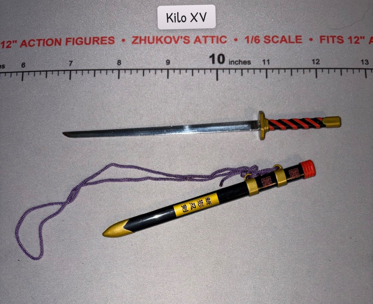 1/6 Scale Chinese Japanese Sword with Scabbard - BBI