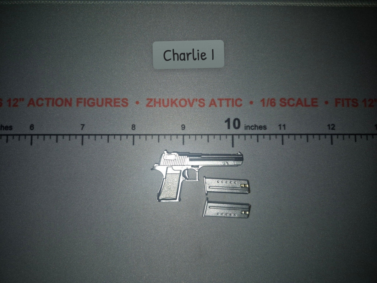 1/6 Scale Modern Desert Eagle Pistol with Magazines