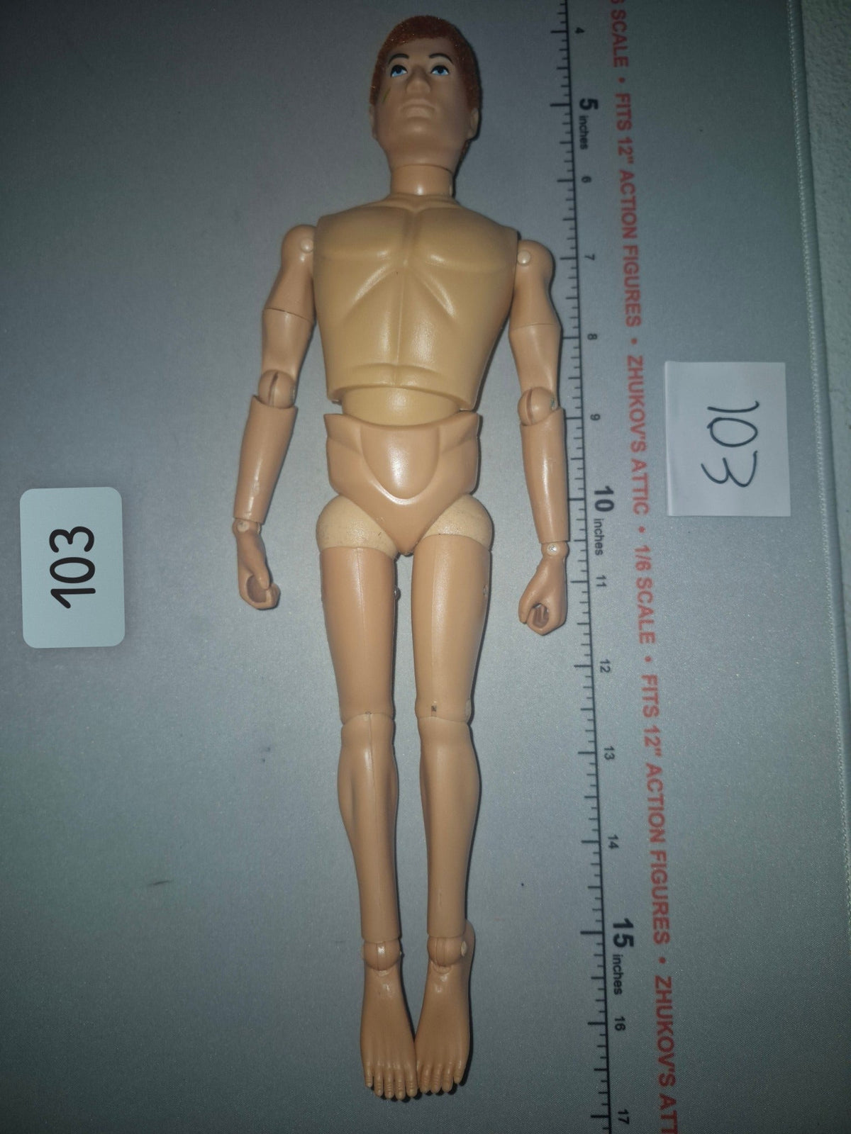 1/6 Scale Nude Vintage Remake Male Action Figure Basic Body - GI Joe