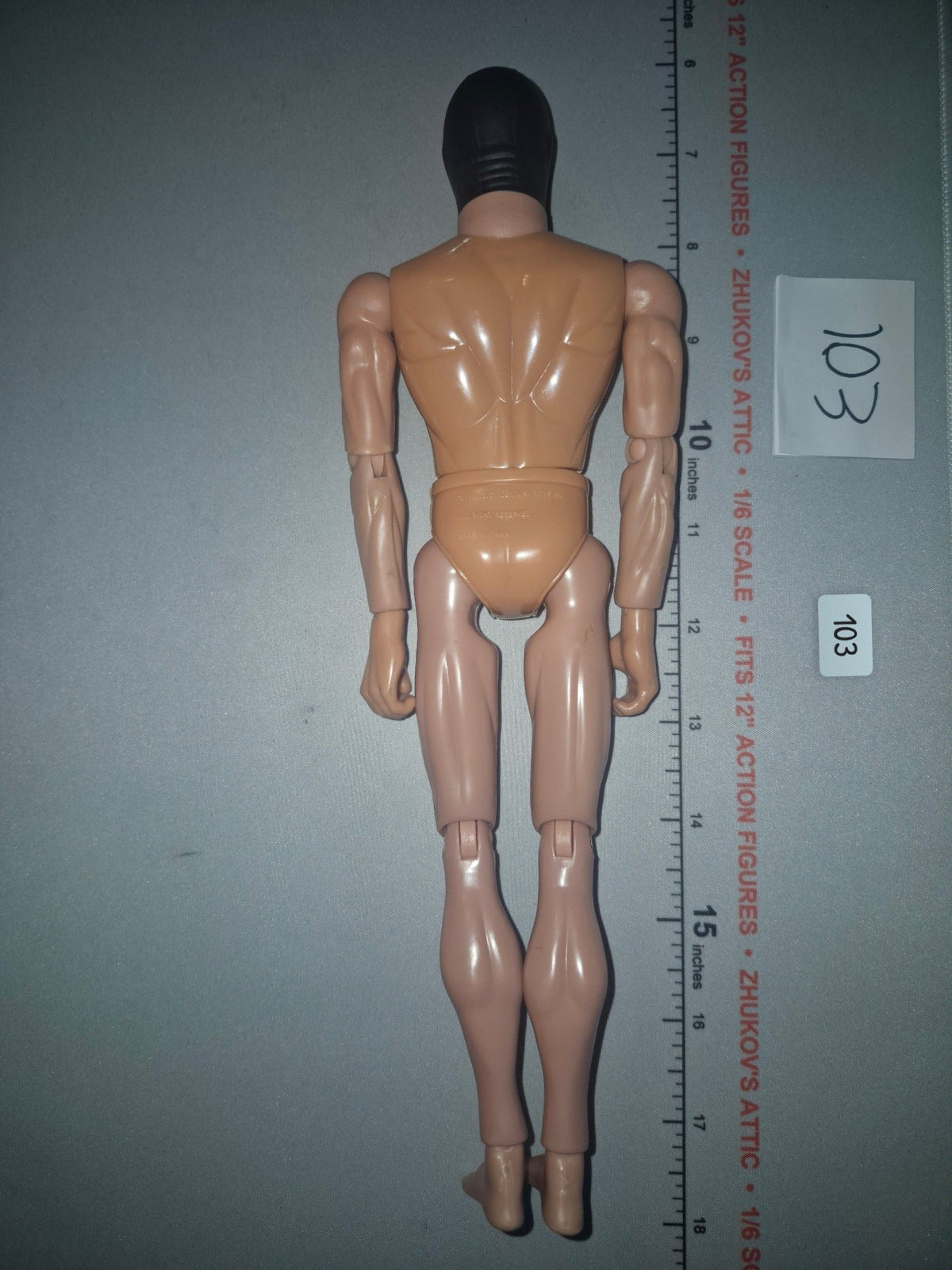 1/6 Scale Nude Male Action Figure Body with Hood Head - Ultimate Soldier