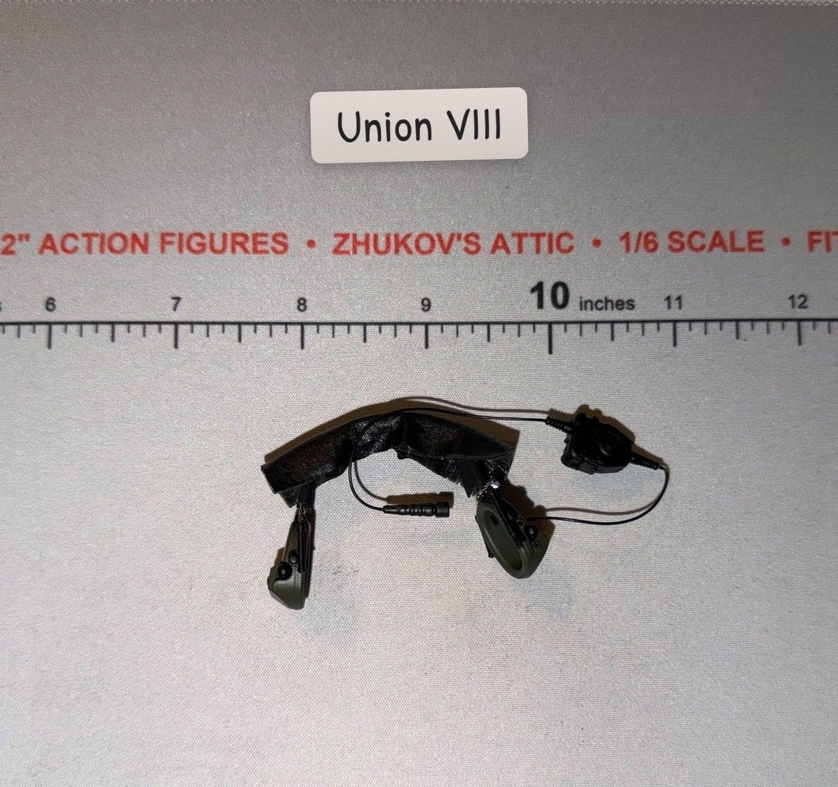 1/6 Scale Modern Era Tactical Headset with Boom Microphone